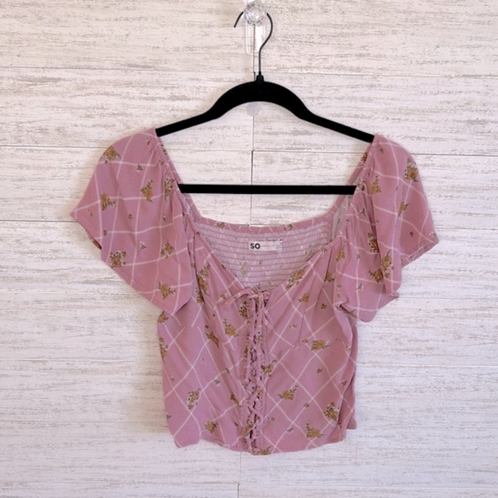 SO Floral off the shoulder Blouse | SIZE XS